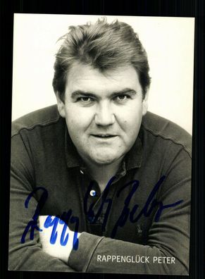 Peter Rappenglück Autogrammkarte Original Signiert + F 8449