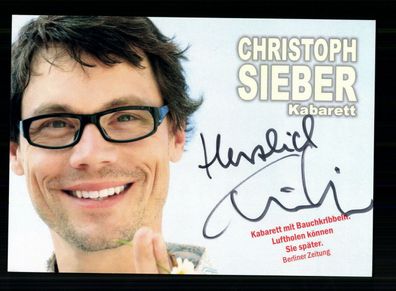 Christoph Sieber Autogrammkarte Original Signiert + F 8501