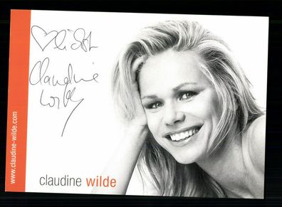 Claudia Wilde Autogrammkarte Original Signiert + F 8518