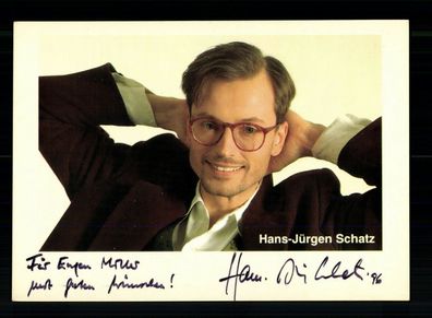 Hans Jürgen Schatz Autogrammkarte Original Signiert + F 8573