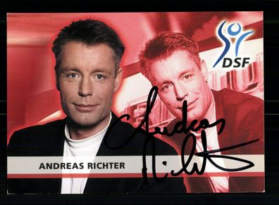 Andreas Richter DSF Autogrammkarte Original Signiert + F 8609