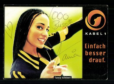 Tanja Schleef Kabel 1 Autogrammkarte Original Signiert + F 8622
