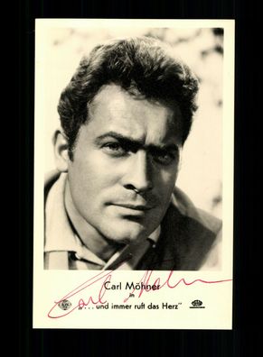 Carl Möhner Autogrammkarte Original Signiert + F 8833