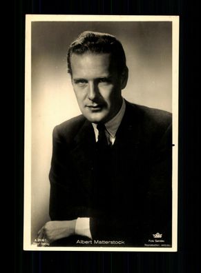 Albert Matterstock Ross Verlag Autogrammkarte Original Signiert + F 8852