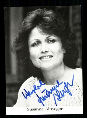 Susanne Altweger Autogrammkarte Original Signiert + F 8875