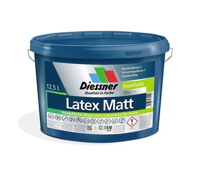Diessner Latex Matt 12,5 Liter weiß