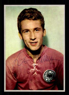 Günter Herrmann Autogrammkarte DFB WM 1962 Original Signiert Original Signiert