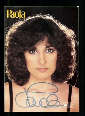 Paola Autogrammkarte Original Signiert + F 9087