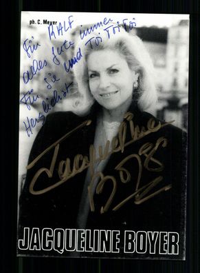 Jacqueline Boyer Autogrammkarte Original Signiert + F 9208