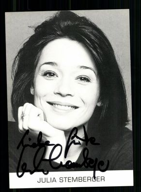 Julia Stemberger Autogrammkarte Original Signiert + F 9240