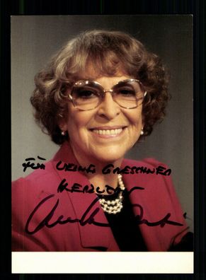 Anette von Aretin Autogrammkarte Original Signiert + F 9439