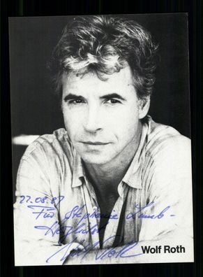 Wolf Roth Autogrammkarte Original Signiert + F 9458