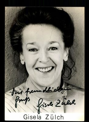 Gisela Zülch Autogrammkarte Original Signiert + F 9534