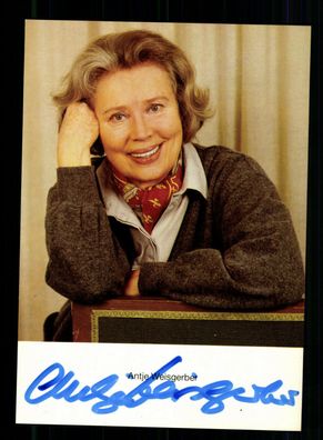 Antje Weisgerber Rüdel Autogrammkarte Original Signiert + F 9980