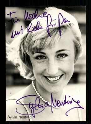Sylvia Nentwig Rüdel Autogrammkarte Original Signiert + F 10020