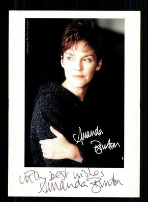 Amanda Buton Autogrammkarte Original Signiert + F 10084