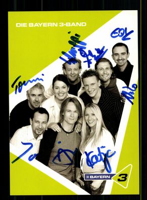 Die Bayern 3 Band Autogrammkarte 8x Original Signiert + F 10405