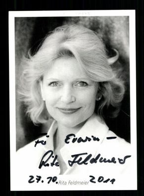 Rita Feldmeier Autogrammkarte Original Signiert + F 10457