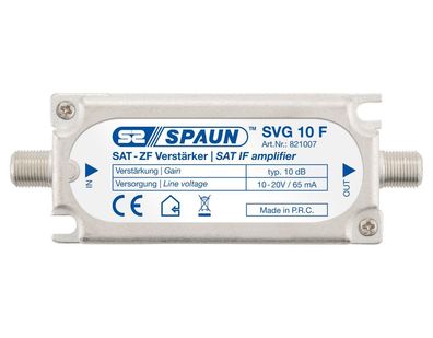 Spaun SVG 10 F Sat Inline Verstärker 10dB ferngespeist