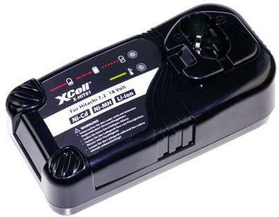 XCell - Ersatzladegerät für Hitachi 7,2 Volt - 18 Volt Ni-CD / Ni-MH / Li-Ion Akkus