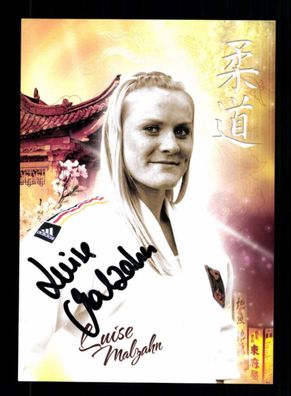Luise Malzahn Autogrammkarte Original Signiert Judo