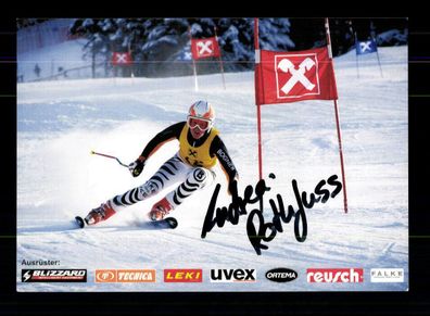 Andrea Rothfuss Autogrammkarte Original Signiert Ski Alpin