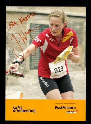 Judith Wyder Autogrammkarte Original Signiert Curling