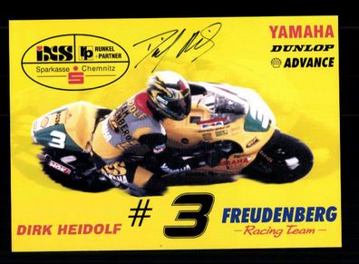 Dirk Heidolf Autogrammkarte Original Signiert Motorsport