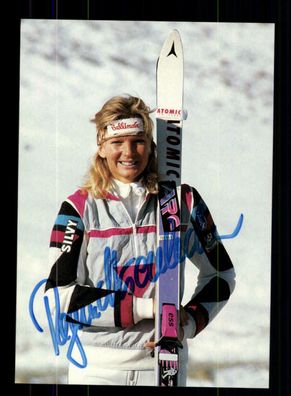 Regine Mösenlechner Autogrammkarte Original Signiert Ski Alpin