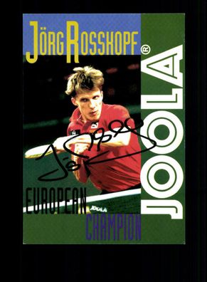 Jörg Rosskopf Autogrammkarte Original Signiert Tischtennis