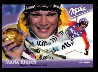 Maria Riesch Autogrammkarte Original Signiert Ski Alpin