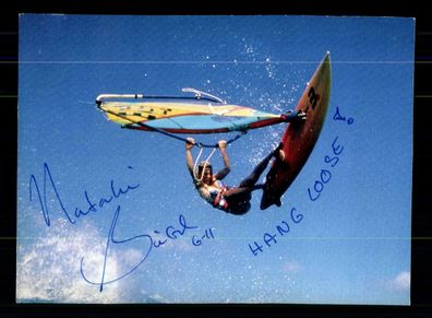 Natalie Siebel Autogrammkarte Original Signiert Surfen