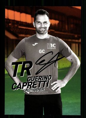Guerino Capretti Autogrammkarte SC Verl 2019-20 Original Signiert