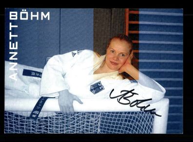 Annett Böhm Autogrammkarte Original Signiert Judo + 1