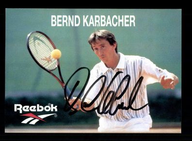 Bernd Karbacher Autogrammkarte Original Signiert Tennis