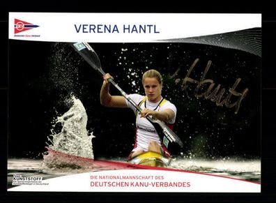 Verena Hantl Autogrammkarte Original Signiert Kanu