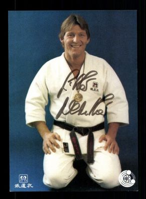 Günther Neureuther Autogrammkarte Original Signiert Judo
