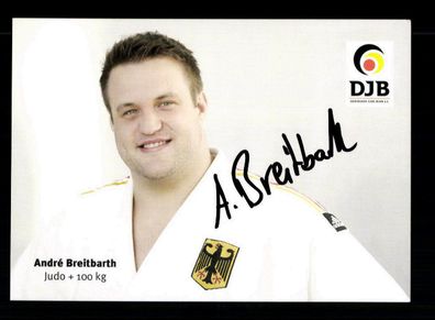 Andre Breitbarth Autogrammkarte Original Signiert Judo