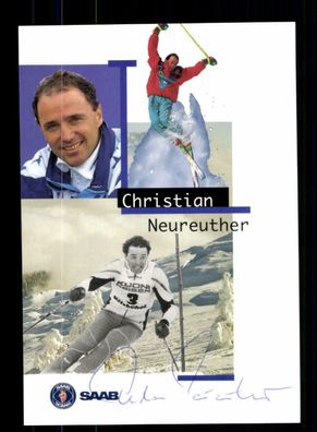 Christian Neureuther Autogrammkarte Original Ski Alpin