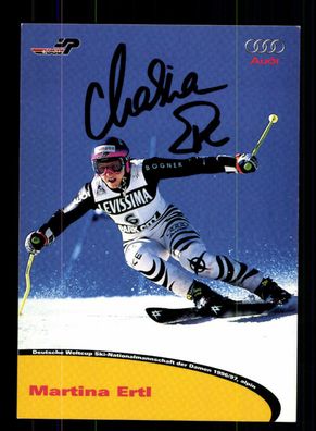 Martina Ertl Autogrammkarte Original Signiert Ski Alpin