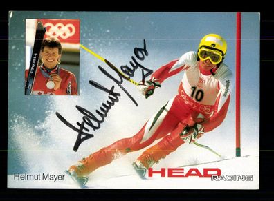 Helmut Mayer Autogrammkarte Original Signiert Ski Alpin
