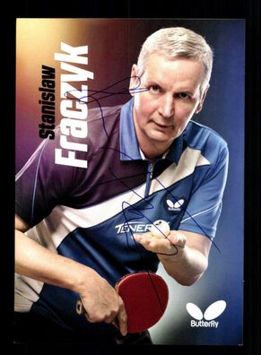 Stanislaw Fraczyk Autogrammkarte Original Signiert Tischtennis