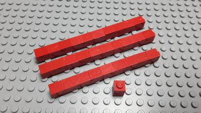 Lego 30 Basic Steine 1x1 hoch Rot 3005 Legos haben Kratzer