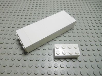 Lego 10 Basic Steine 2x4 hoch weiß 3001 Set 5891 6243 3061 8144 5580