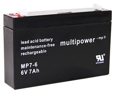 Multipower - MP7-6 - 6 Volt 7Ah Pb