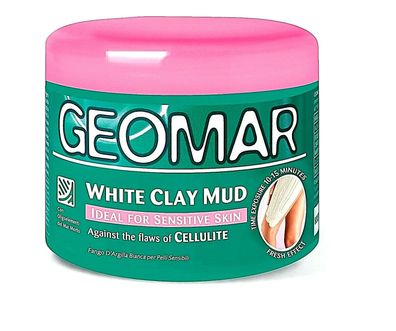 GEOMAR White Clay Mud Fango weißer Lehm 1 x 650g for sensitive Skin