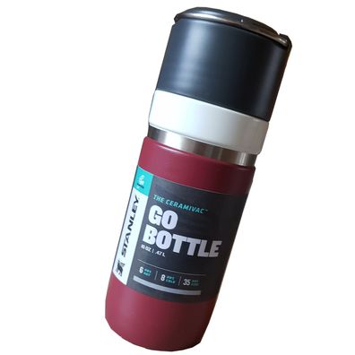 Stanley Go Series "Vakuum Bottle" Trinkbecher, cranberry rot 0,473 Liter