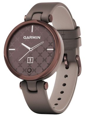 Garmin Lily Classic Damen-Smartwatch Taupe/ Mokka 010-02384-B0