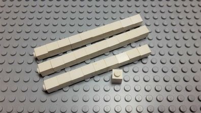 Lego 30 Basic Steine 1x1 hoch Weiß 3005 Legos haben Kratzer