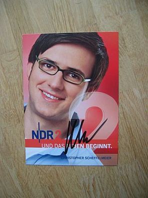NDR Moderator Christopher Scheffelmeier - handsigniertes Autogramm!!!